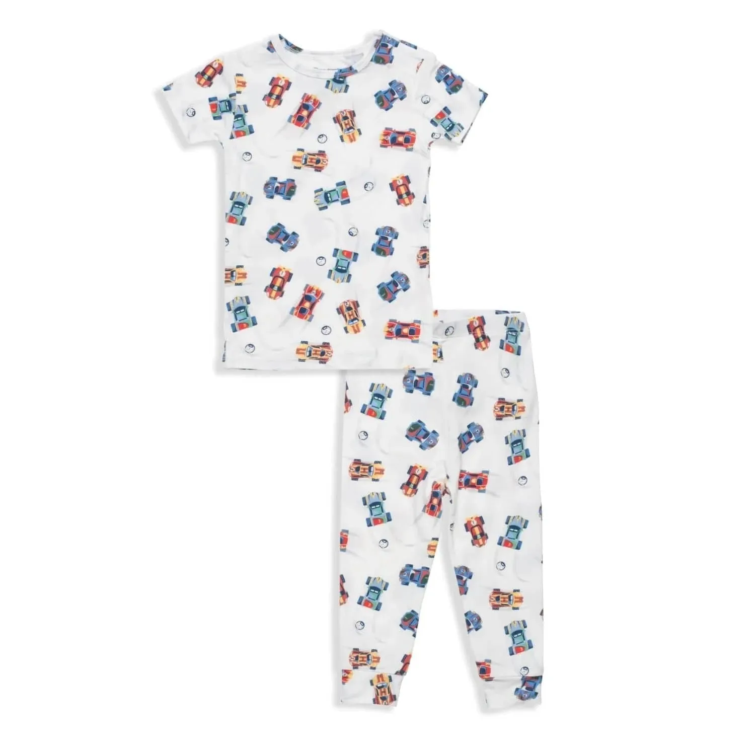 2 Piece Boys S/S Racecar Pajamas