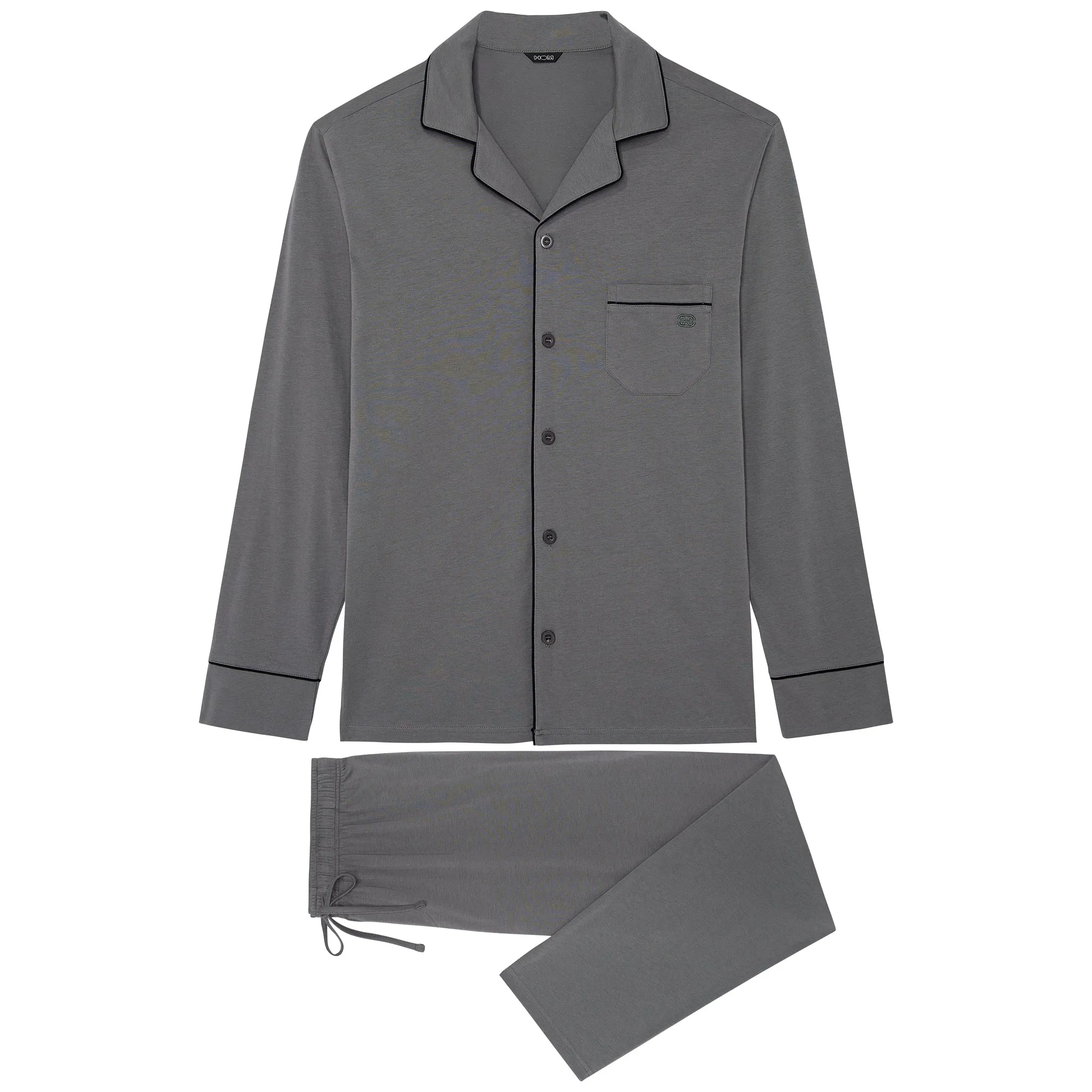 Albert Long Sleepwear Set | Grey 402802-00zu