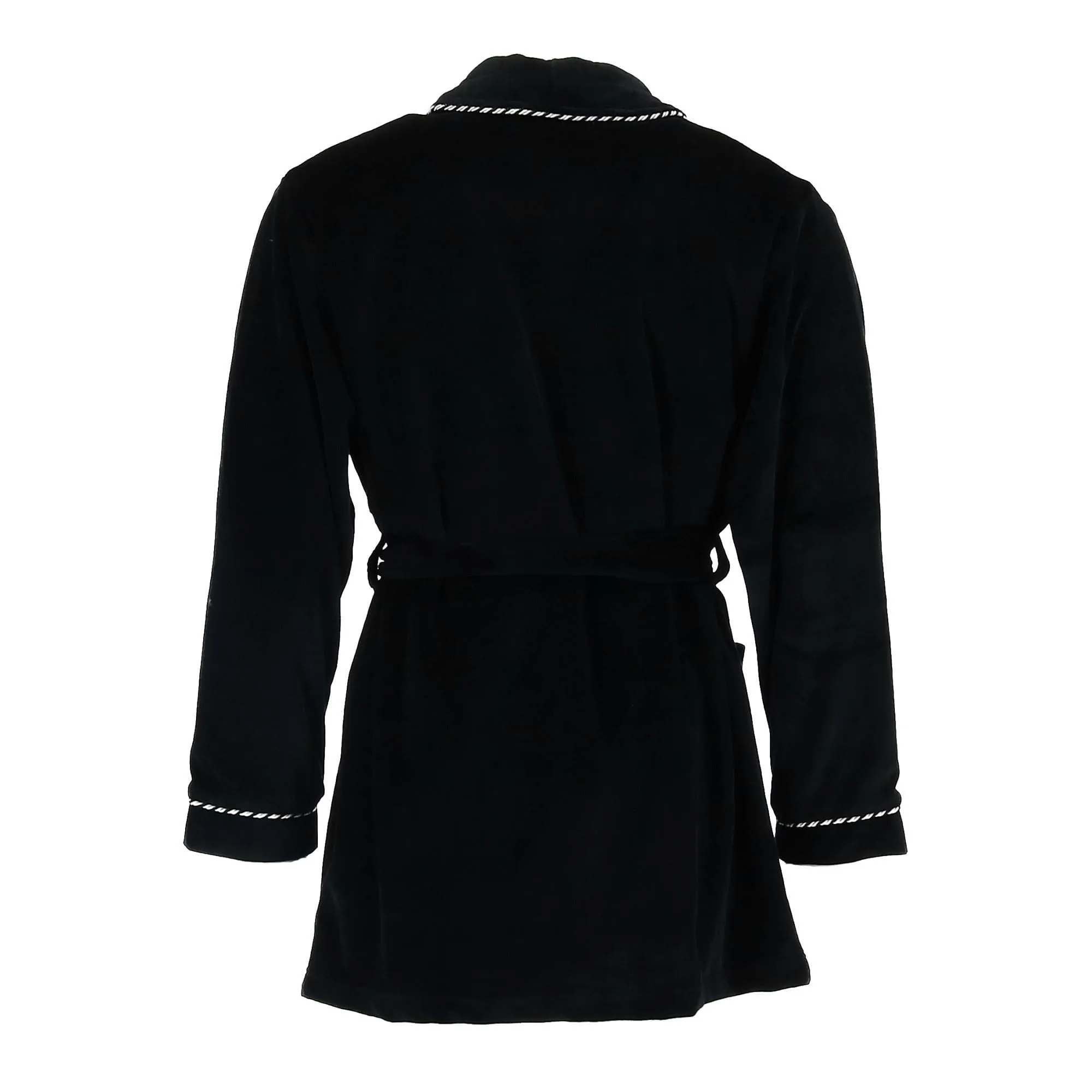 Ascentix Men's Velour Smoking Jacket with Satin Lining