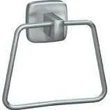 ASI 7385-41  Matte Black - Towel Ring - Powder Coated Stainless - Surface Mounted