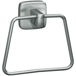 ASI 7385-41  Matte Black - Towel Ring - Powder Coated Stainless - Surface Mounted