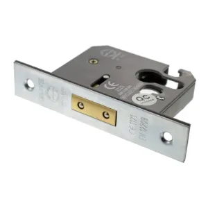 Atlantic 2.5" CE Elite Euro Deadlock (Satin Chrome)