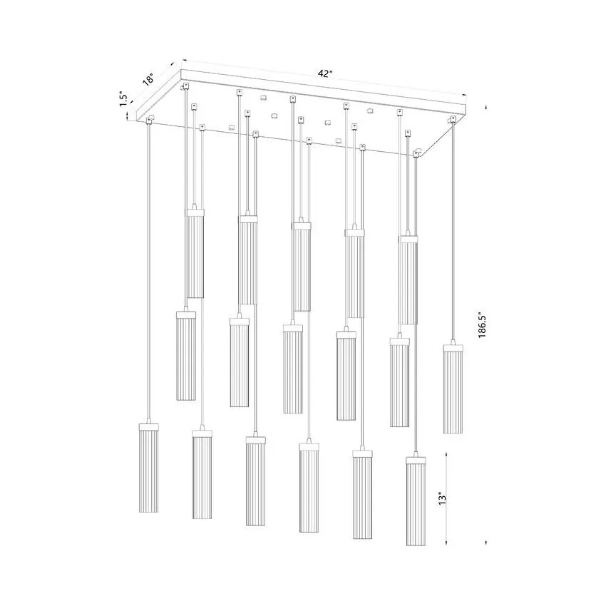 Beau 17-Light Chandelier