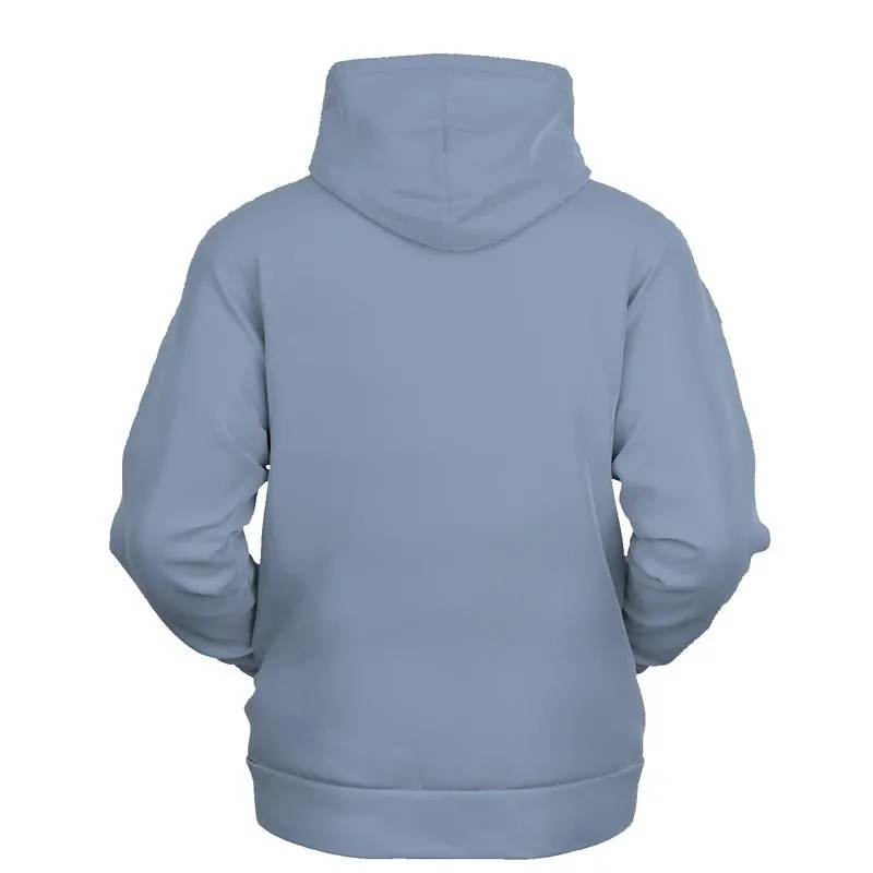 Blue Grey Hoodie | Unisex | with PLUS sizes | C30M15Y0K30