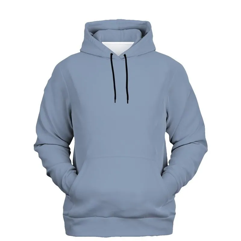 Blue Grey Hoodie | Unisex | with PLUS sizes | C30M15Y0K30