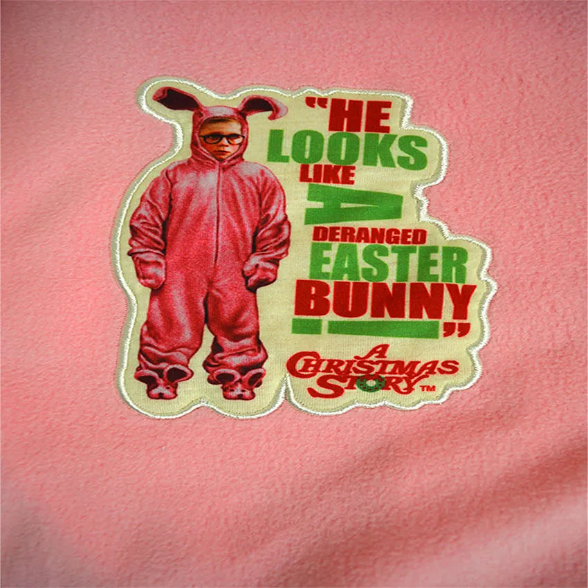 Christmas Story Ralphie Deranged Bunny One Piece Pajama Kids