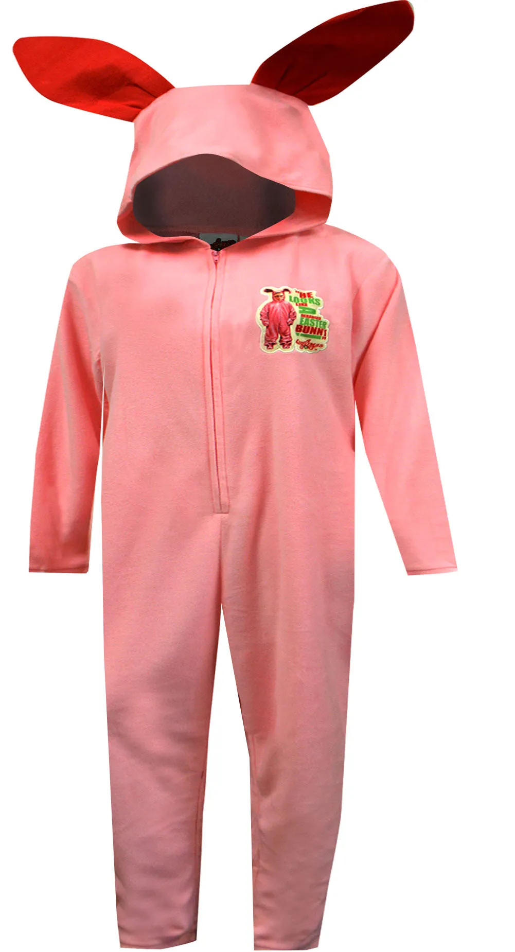 Christmas Story Ralphie Deranged Bunny One Piece Pajama Kids