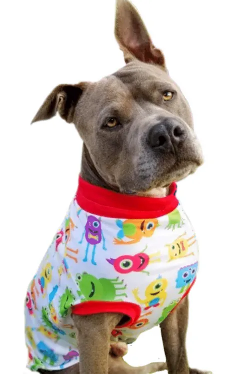 Colorful Monster Dog Pajamas
