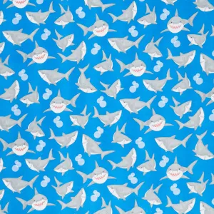 Comfy Flannel® - Sharks Blue Yardage