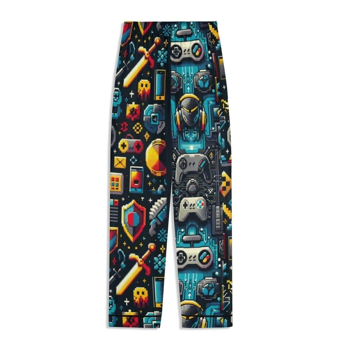 Cozy teal Gamer Tag PJs