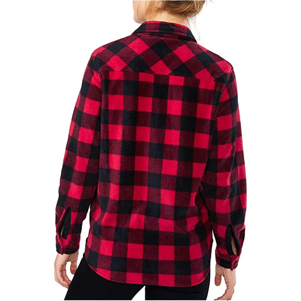 Dakine Womens Devon Flannel Chili Pepper Shirt - 10001939-CHILIPEPPER-XS