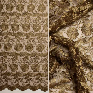 Embroidered Lace BF-02070T Olive