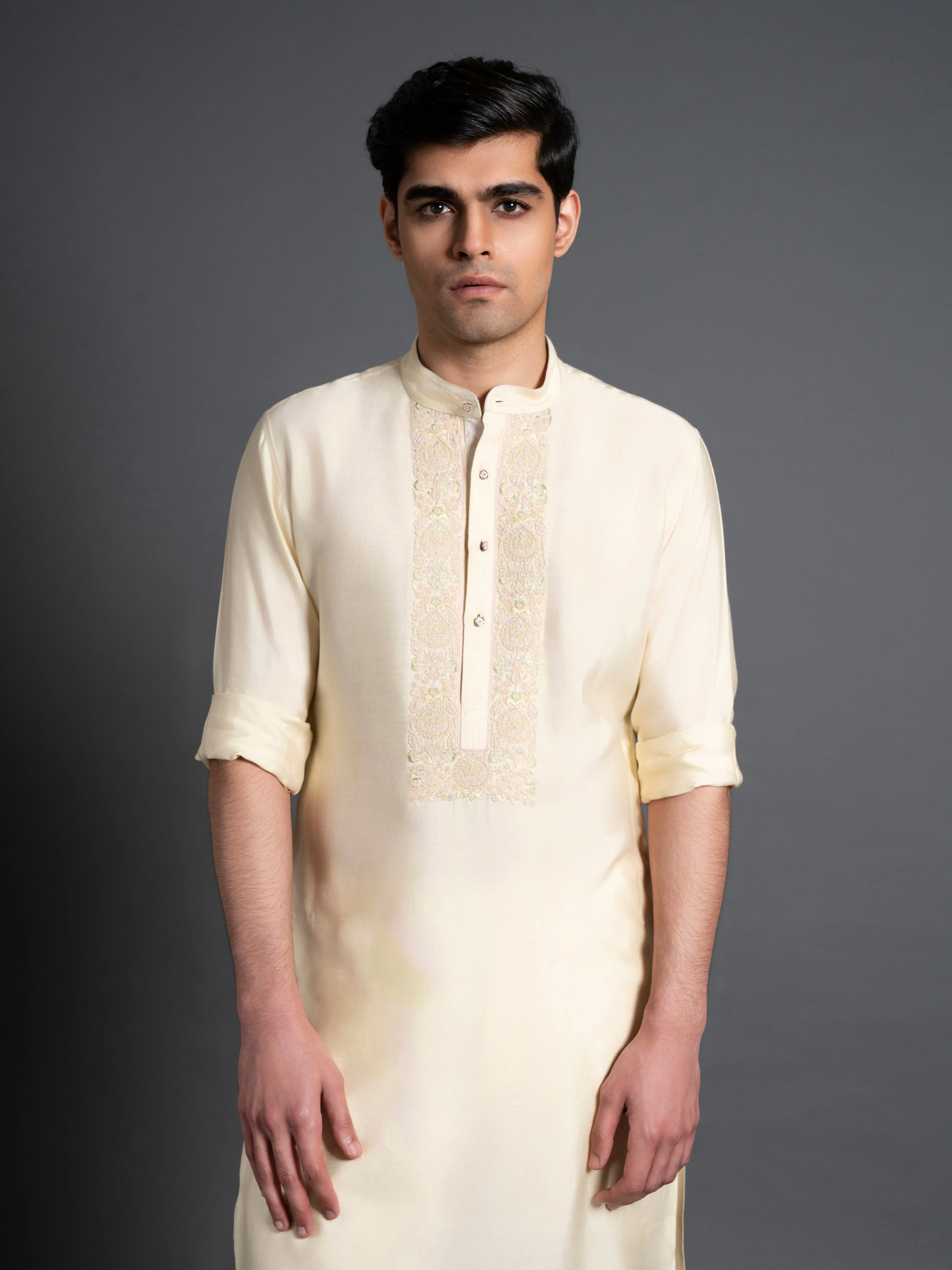 EMBROIDERED MULTICOLOUR KURTA