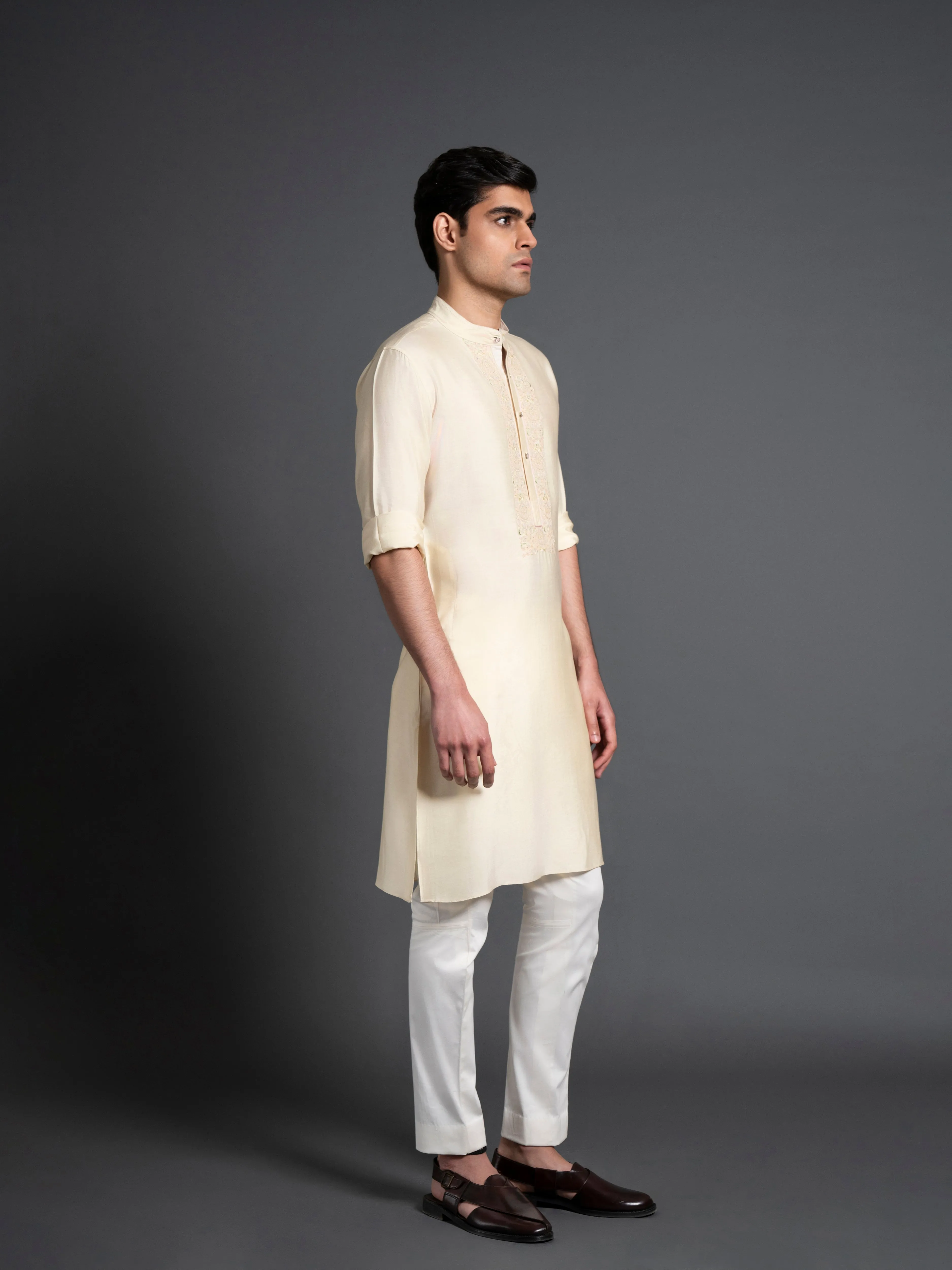 EMBROIDERED MULTICOLOUR KURTA