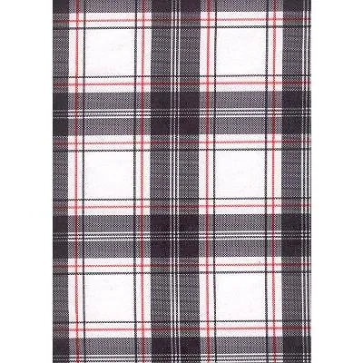 Fixed (Non Elastic) Waist Womens Board Shorts "Casual Friday" Plaid (Black) * CUSTOM *