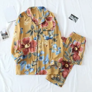 Floral Printed Home Wear Pajamas