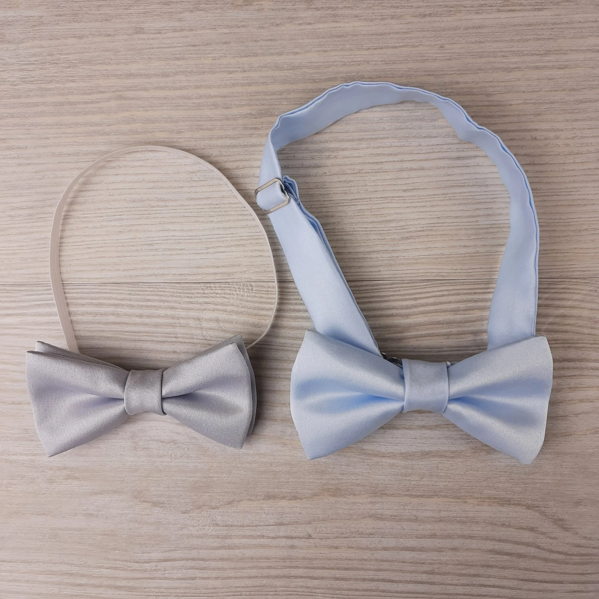 Glacier Shantung Boys Bow Ties