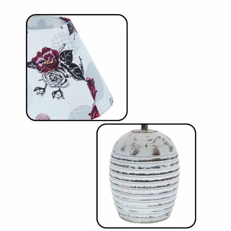Gracie Bell White Table Lamp