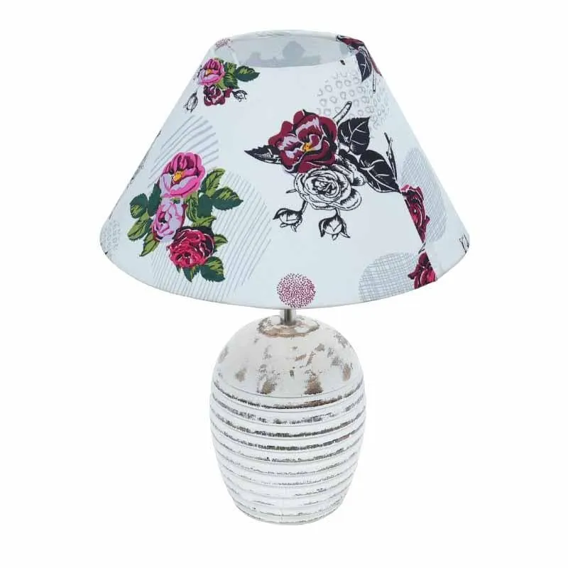 Gracie Bell White Table Lamp