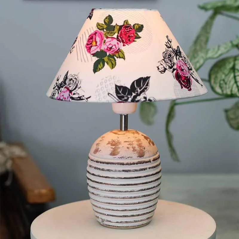 Gracie Bell White Table Lamp