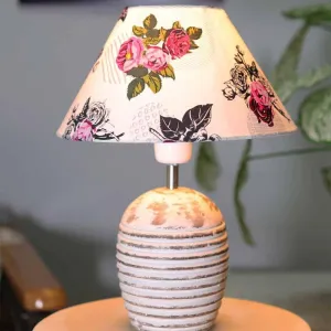 Gracie Bell White Table Lamp