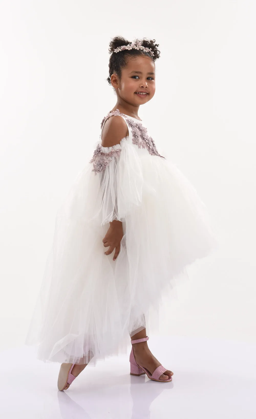 Ivory Cerro Vista Floral Dress