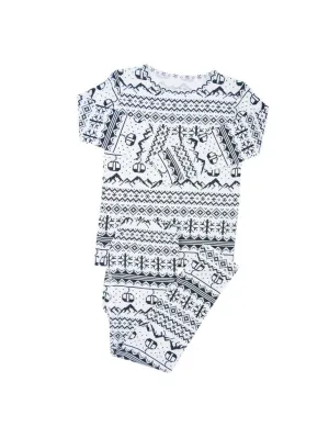 Kids Pajama - Faire Isle Ski Black