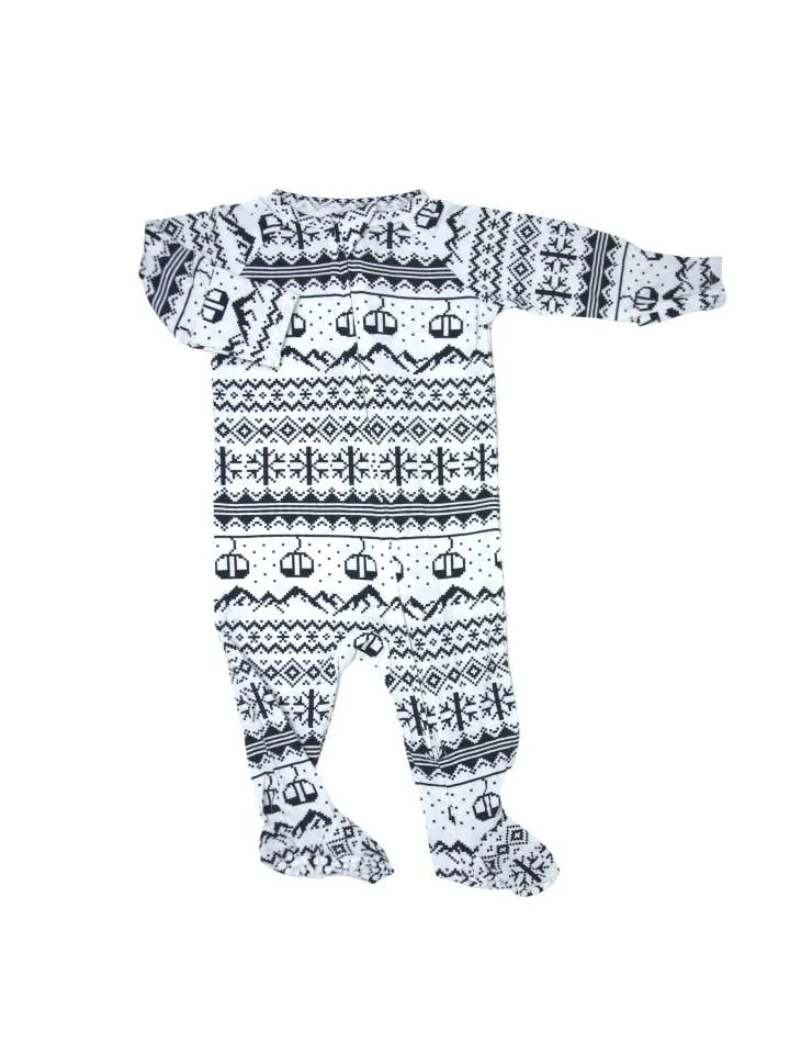 Kids Pajama - Faire Isle Ski Black