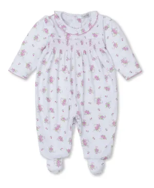 Kissy Kissy - Floral Onesie - Pink and White