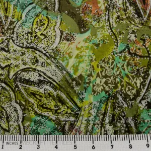 Leaf Graphic Paisley Cotton Print