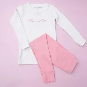 Little Sister Embroidered Long Pajamas