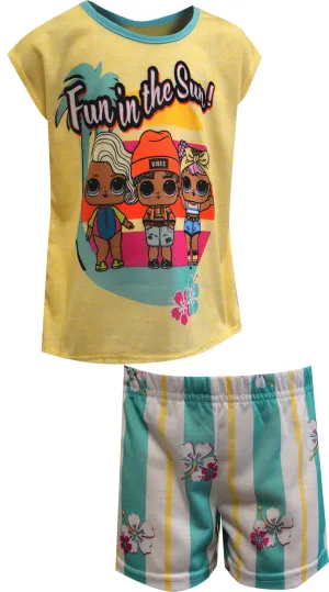LOL Surprise Fun in the Sun Shortie Pajama Set