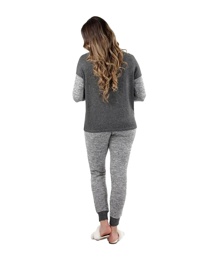 Me Moi Plush Colorblock Pajamas
