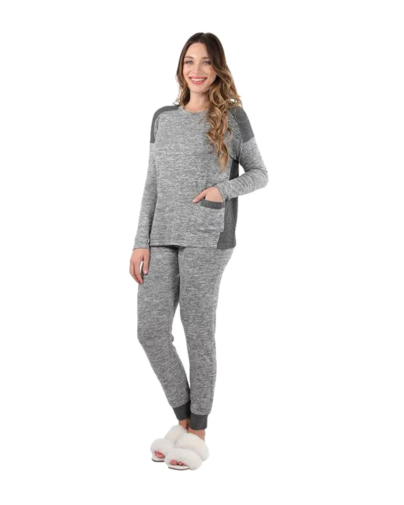 Me Moi Plush Colorblock Pajamas