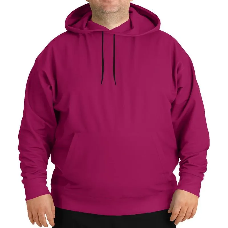 Medium Pink Hoodie | Unisex | with PLUS sizes | C0M100Y25K45