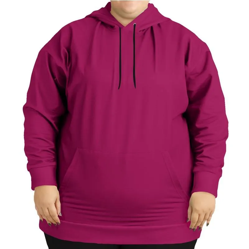 Medium Pink Hoodie | Unisex | with PLUS sizes | C0M100Y25K45