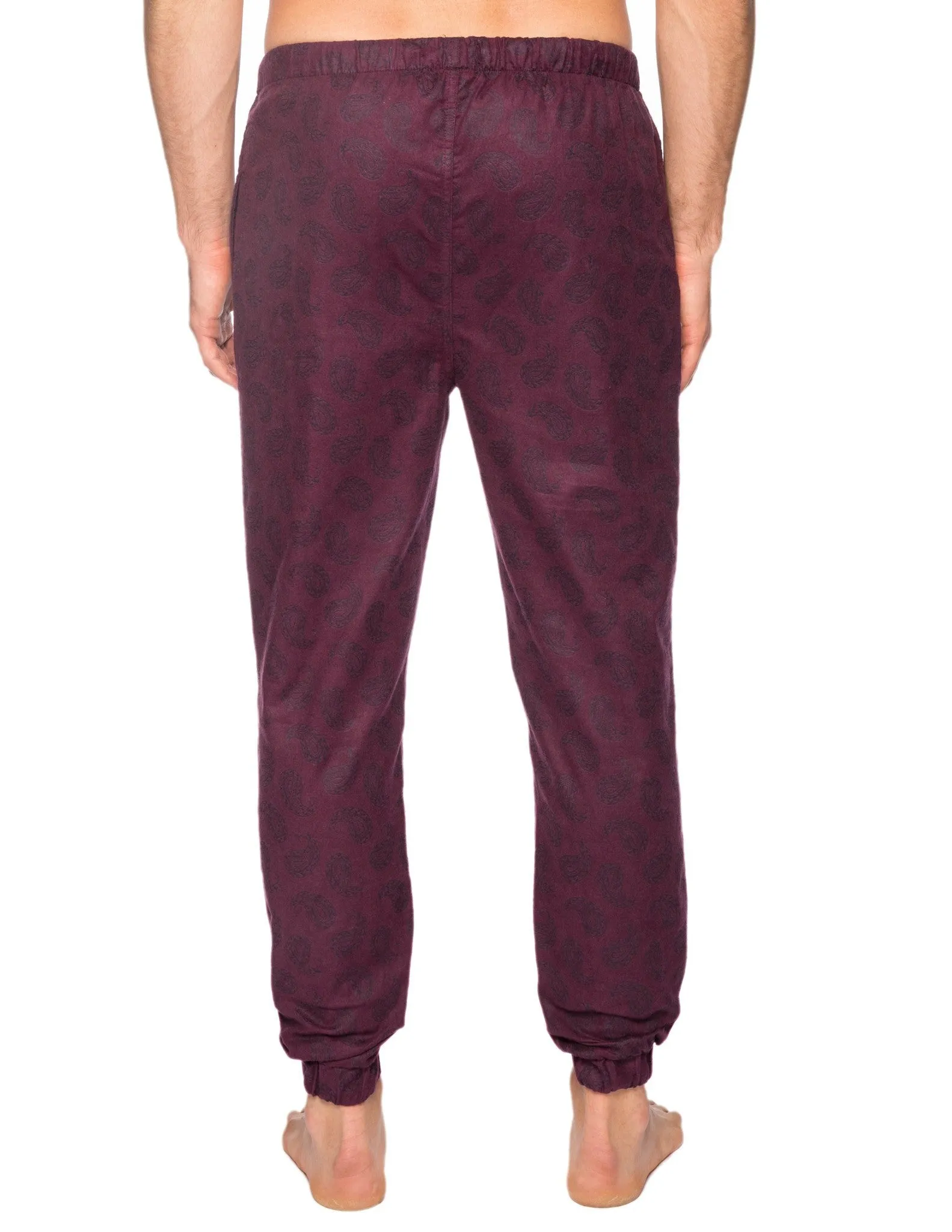 Men's 100% Cotton Flannel Jogger Lounge Pant