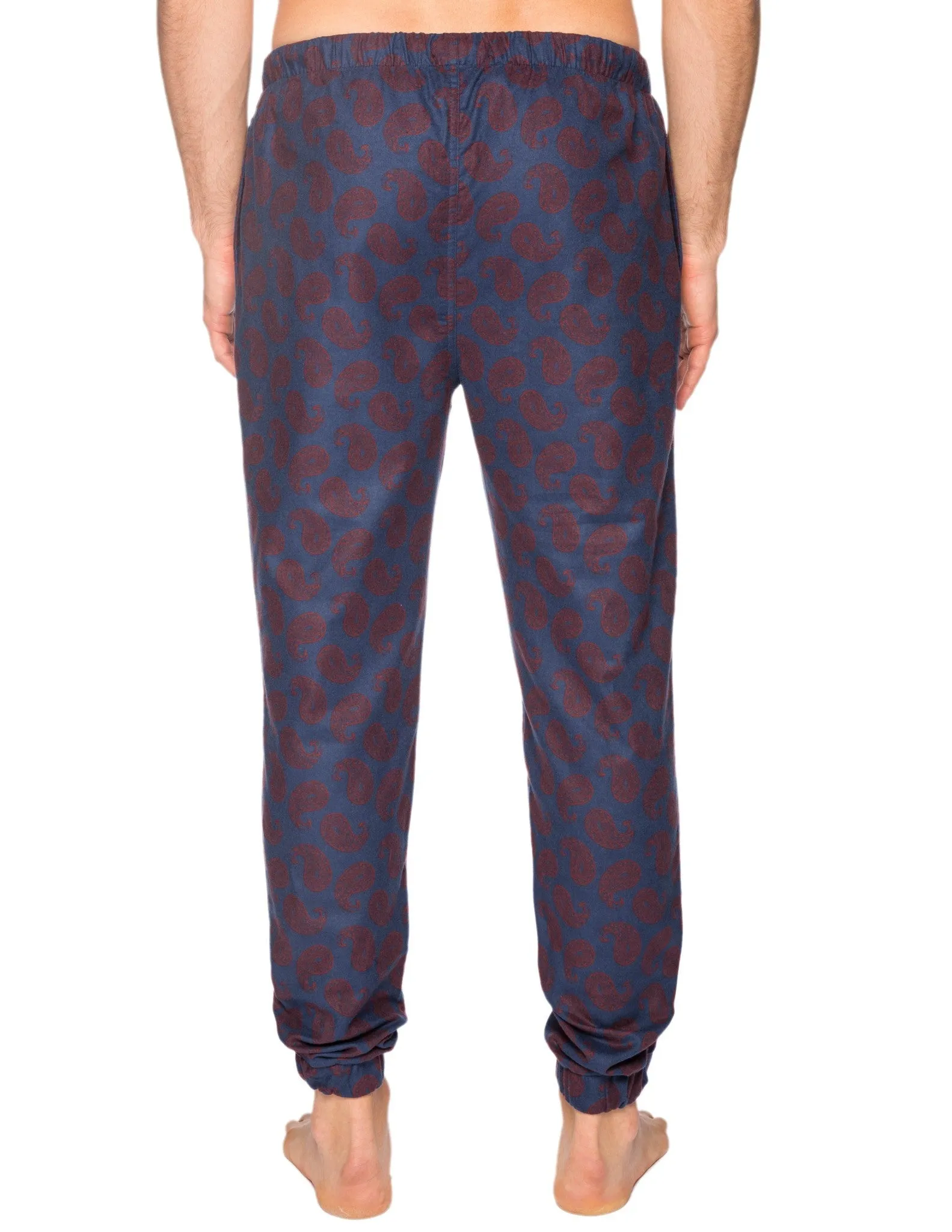 Men's 100% Cotton Flannel Jogger Lounge Pant