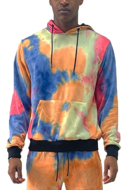 Mens Cotton Tye Dye Hoodies 5 Colors