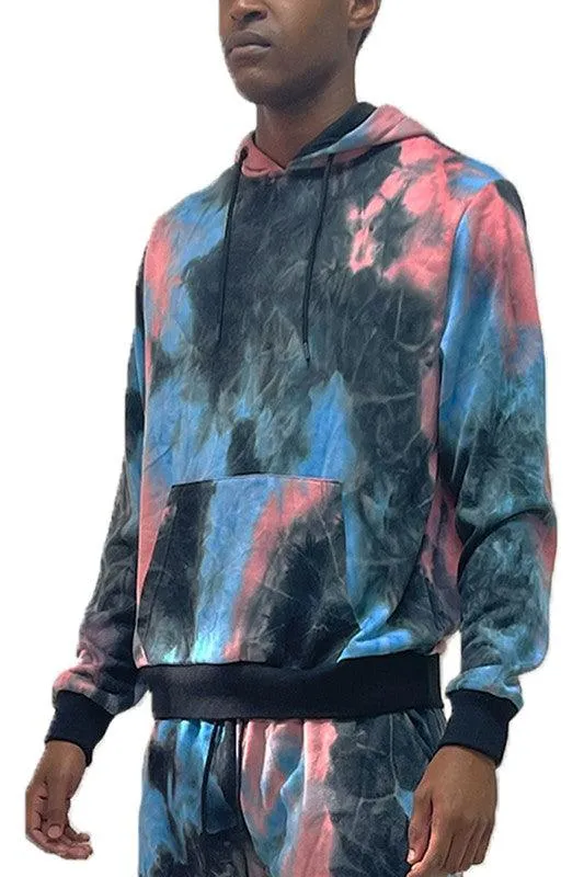 Mens Cotton Tye Dye Hoodies 5 Colors