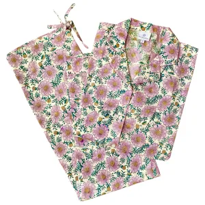 Meravigliosa Mauve Floral Long Sleeve Pajamas Store Credit