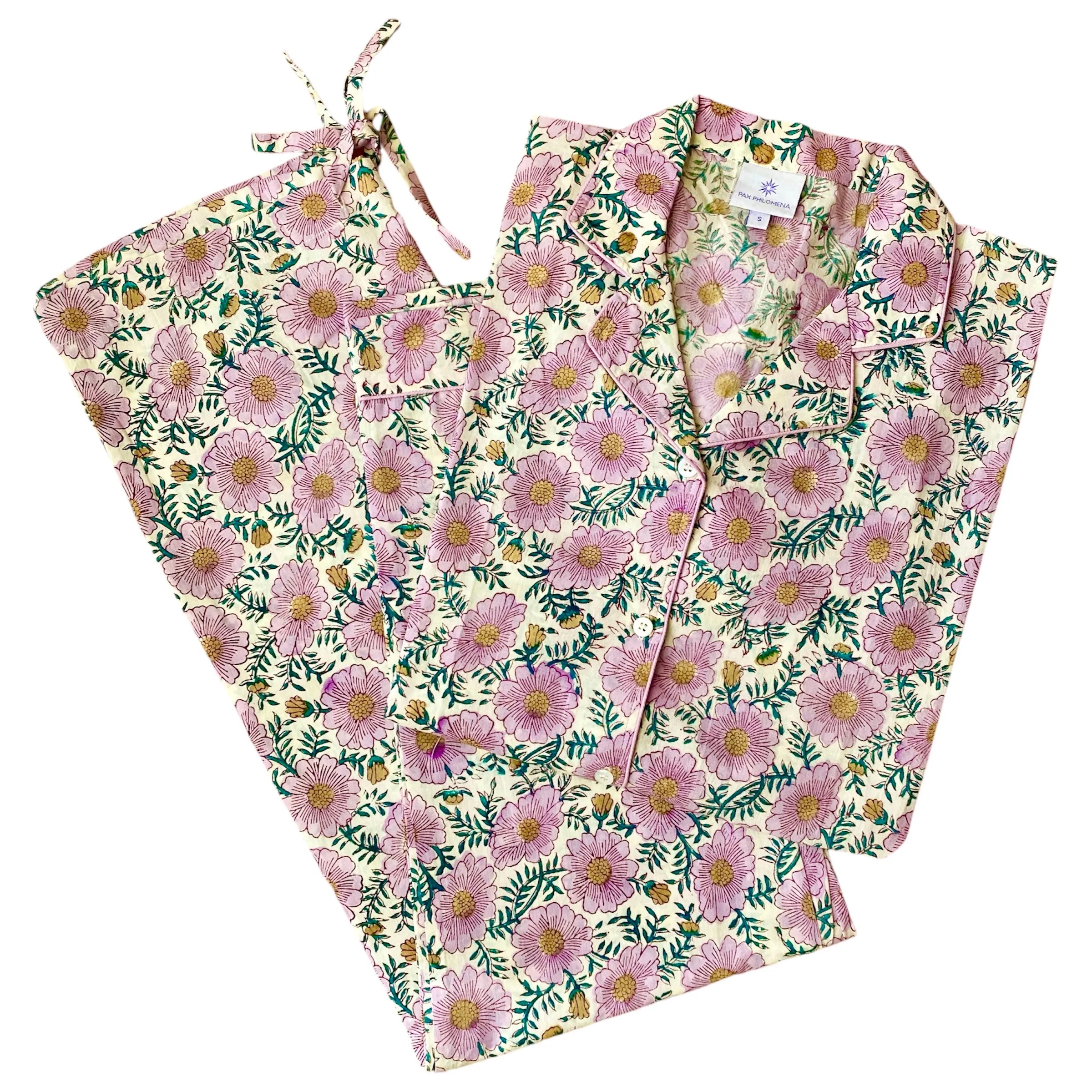 Meravigliosa Mauve Floral Long Sleeve Pajamas Store Credit
