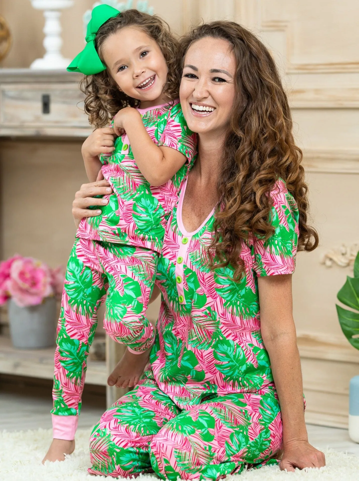 Mommy and Me Bahama Breeze Pajama Set