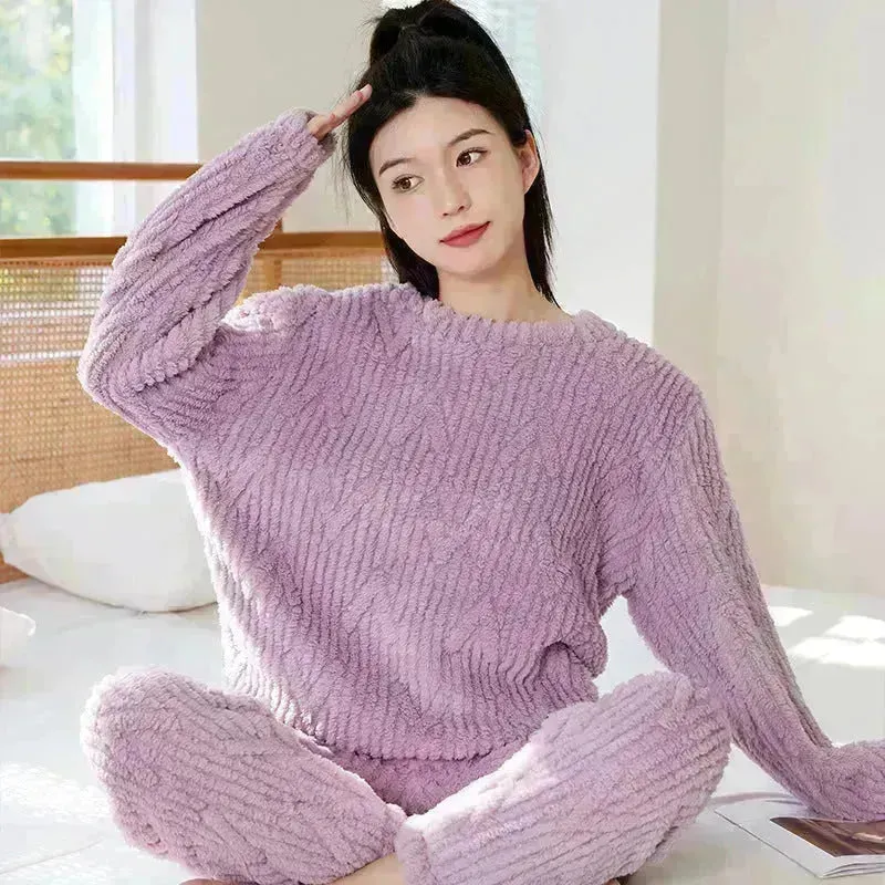 New Casual Plus Size Pajamas Suit