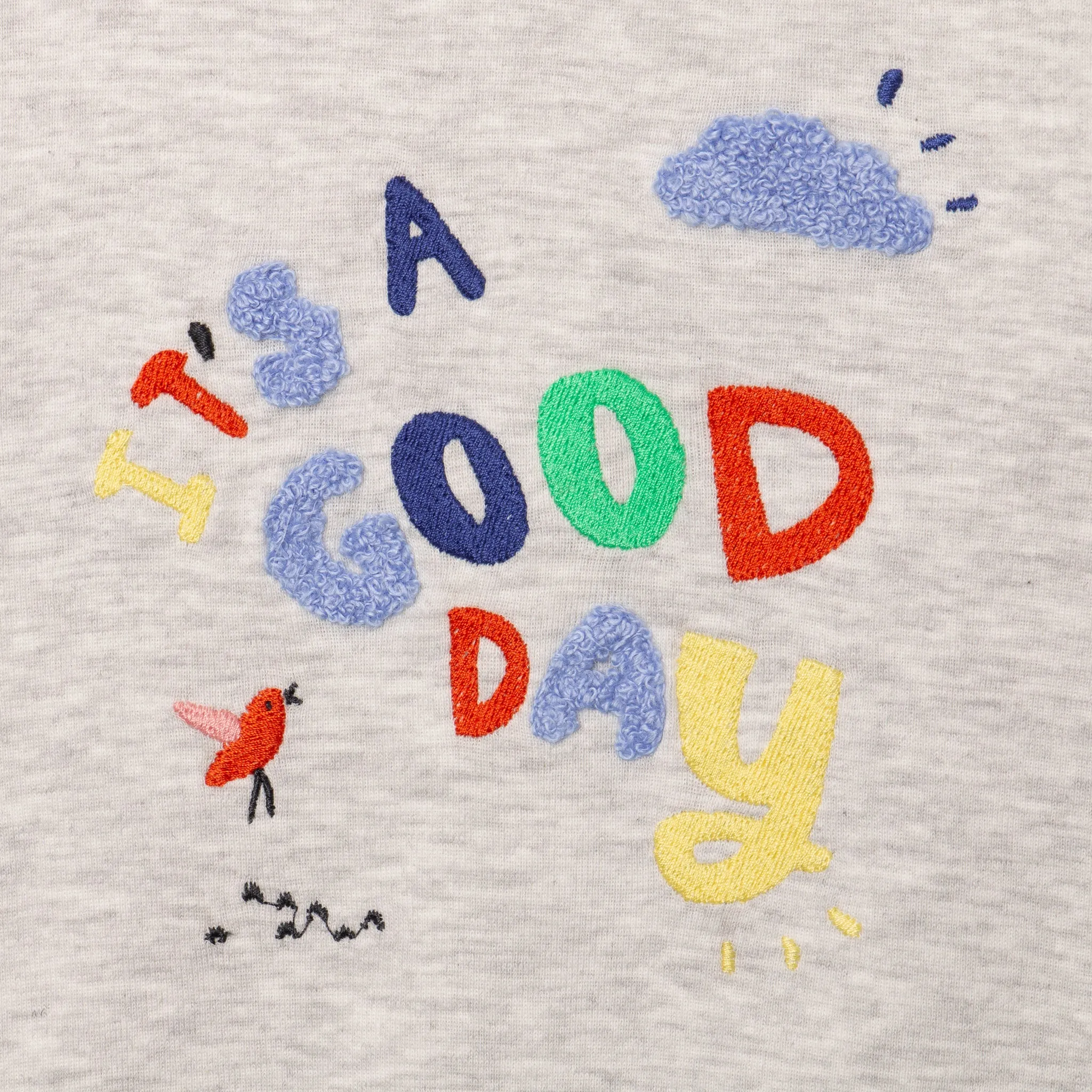 Newborn boys' embroidered pajamas