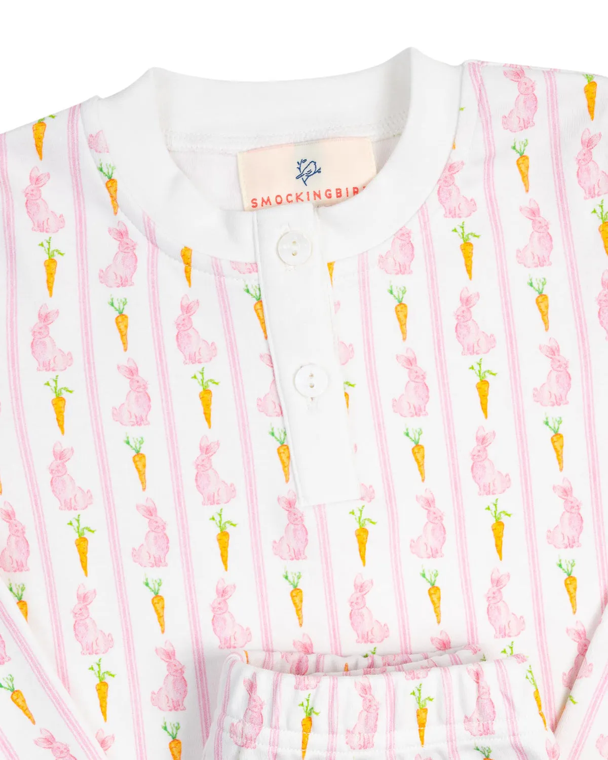 Pink Bunny Knit Pajamas