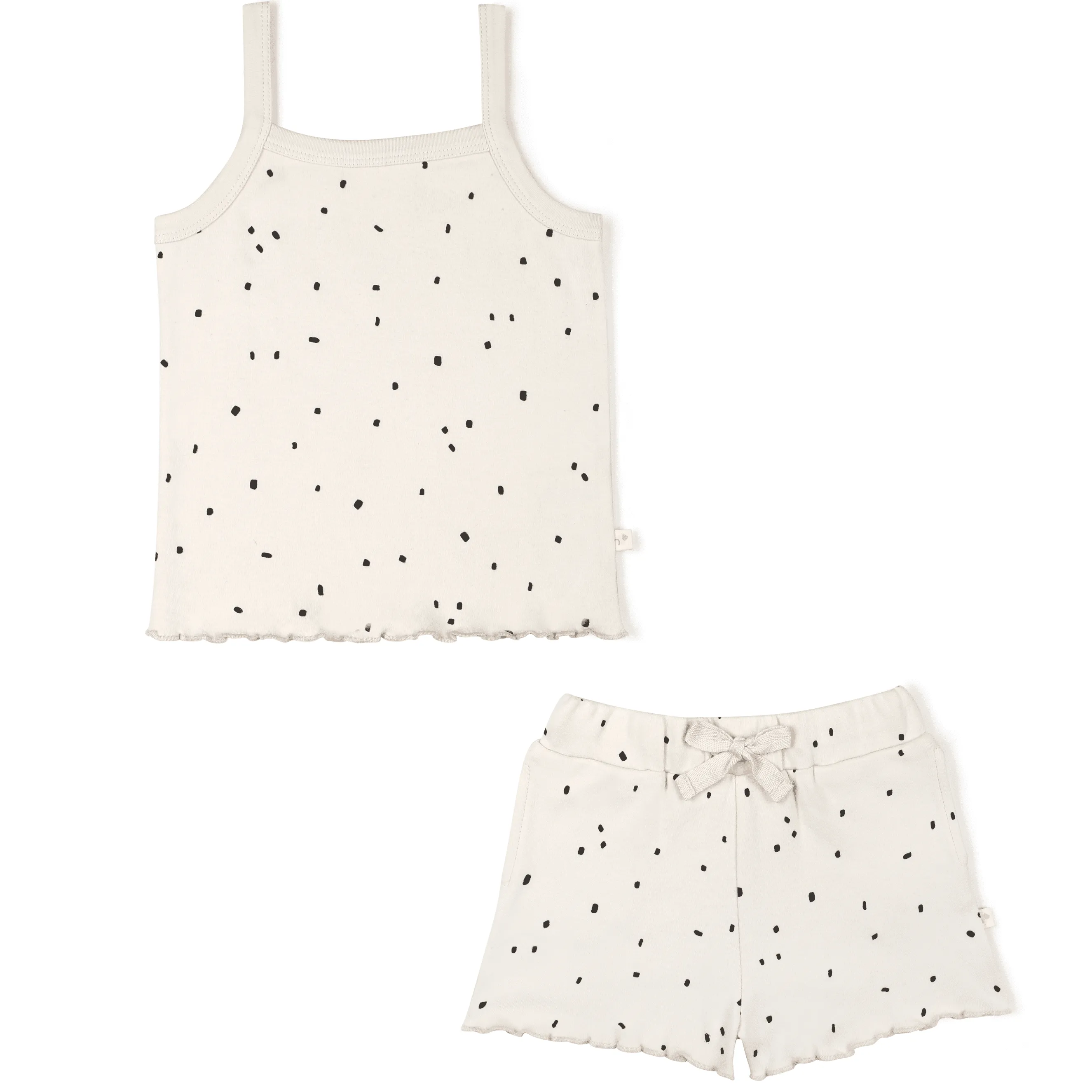 Pixie Dots Organic Top   Shorts Set