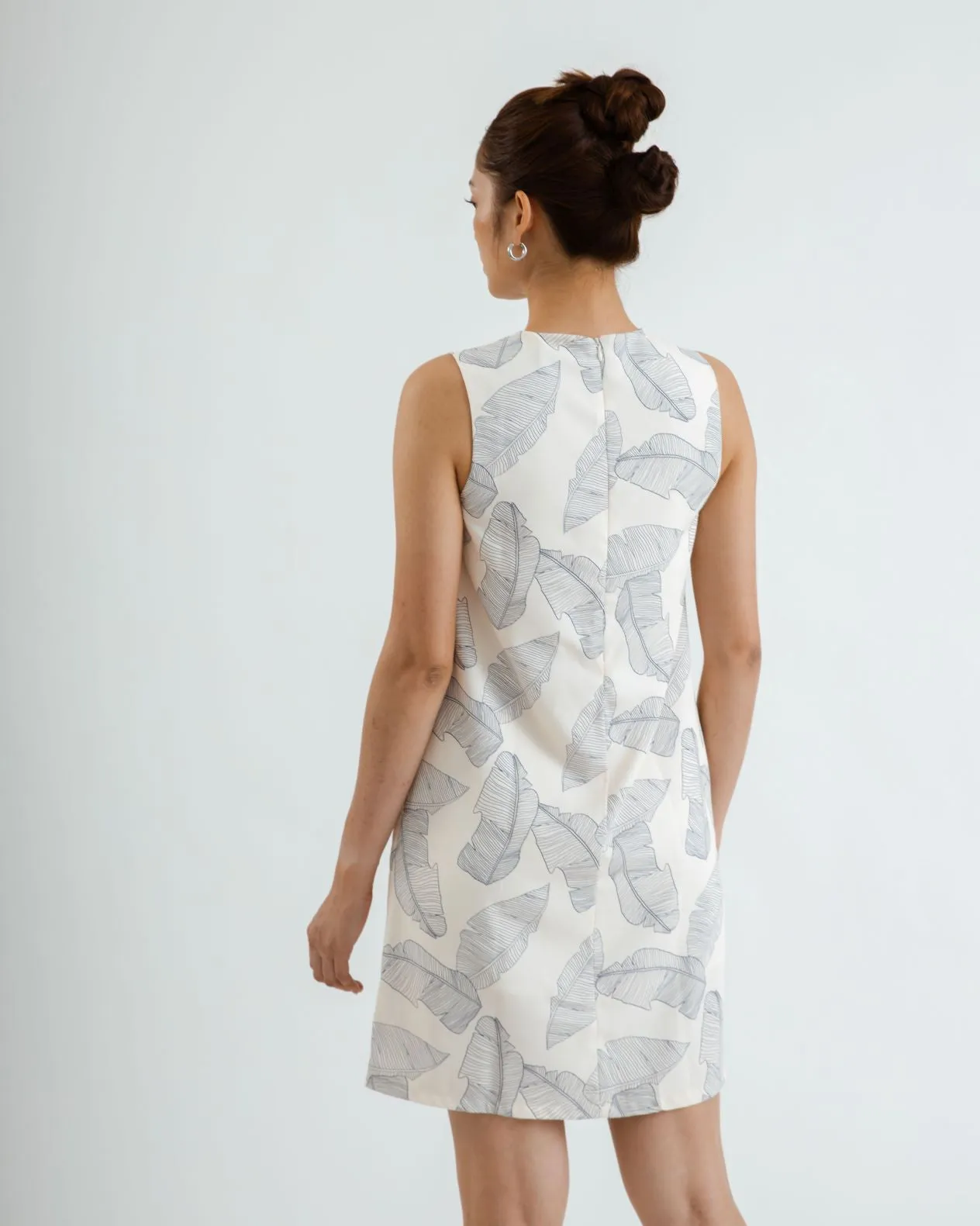 Printed Floral Sleeveless Dress (Printed)