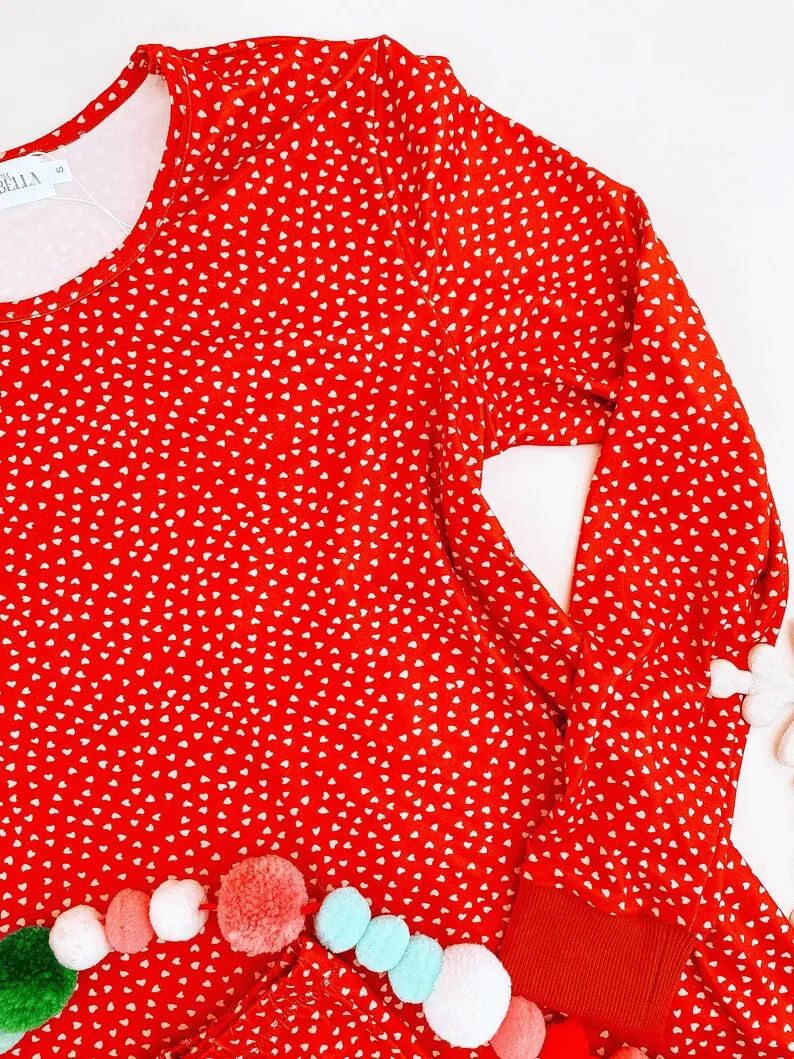 Red Mommy and Me Pajamas
