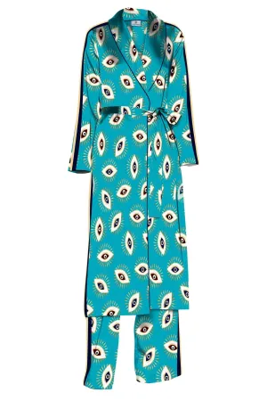 Robe And Pajama Set Womens